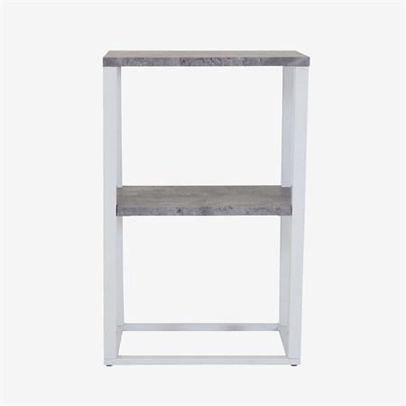 Sängbord Nivå Sten/Vit